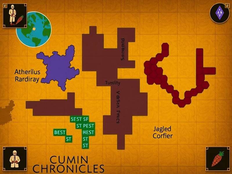Cumin Chronicles Mystic Spice Game World Map